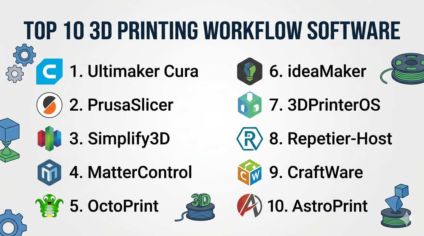 Top 10 3D Printing Workflow Software – Bangalore Orbit