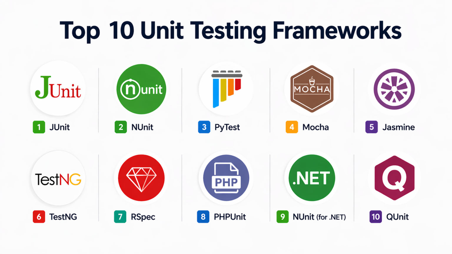 Top 10 Unit Testing Frameworks: Features, Pros, Cons & Comparison ...