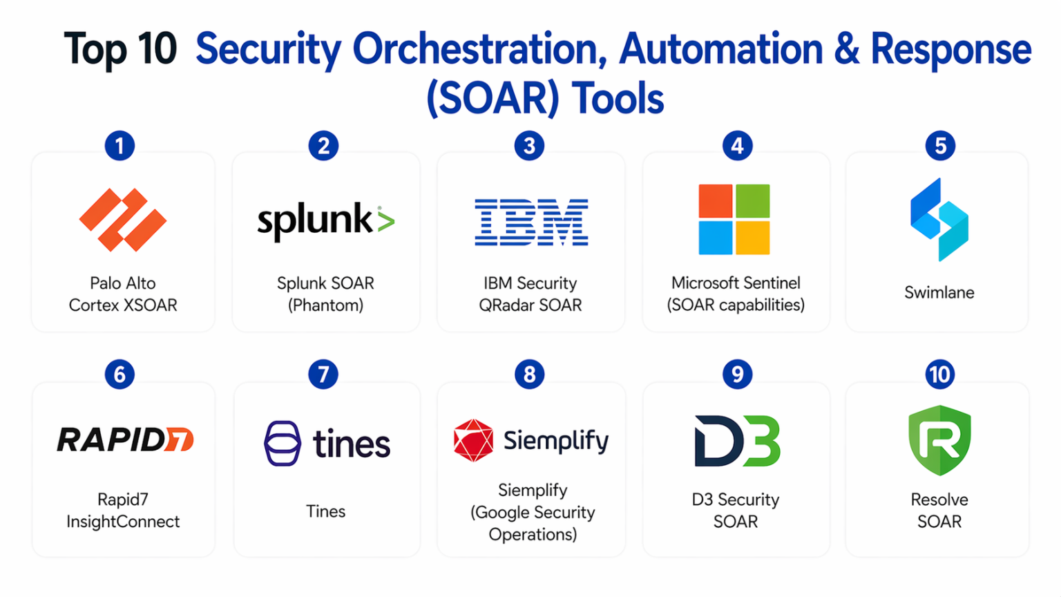 Top 10 Security Orchestration, Automation & Response (SOAR) Tools ...
