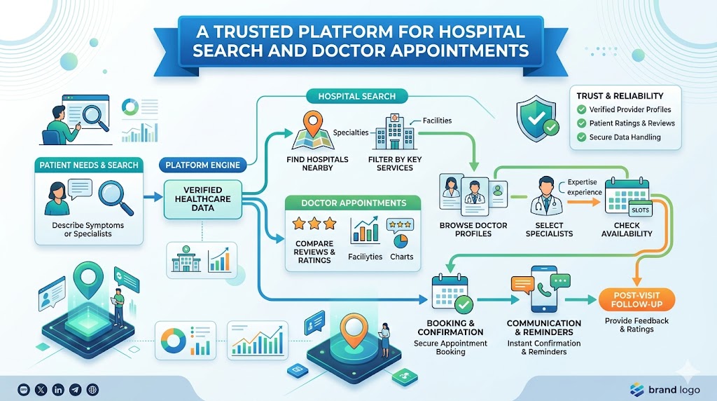 A Trusted Platform for Hospital Search and Doctor Appointments